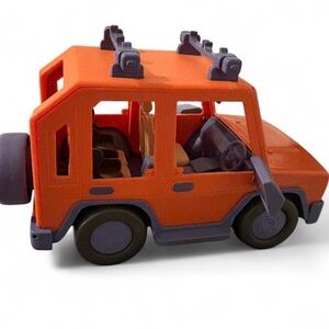 BLUEY Heeler Jeep 4WD SUV Family Vehicle Car by Moose Toys 7.5" Loose Orange